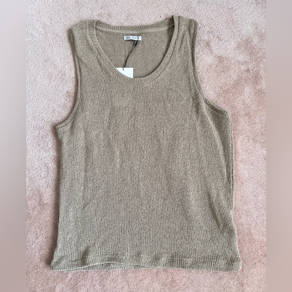 Zara knit tank top